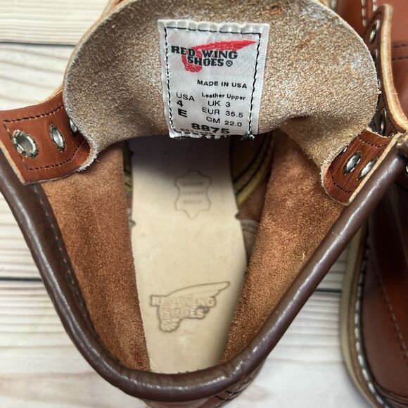 Red Wing Heritage 8875 Irish Setter Mens 4E Moc-Toe Work Boot 6" Oro Russet USA - Picture 15 of 16